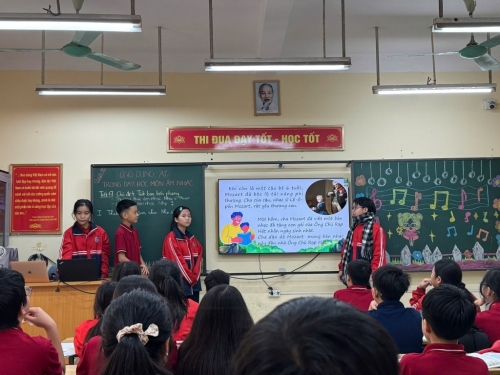 Chuyên đề môn Âm Nhạc Trường THCS Vân Canh