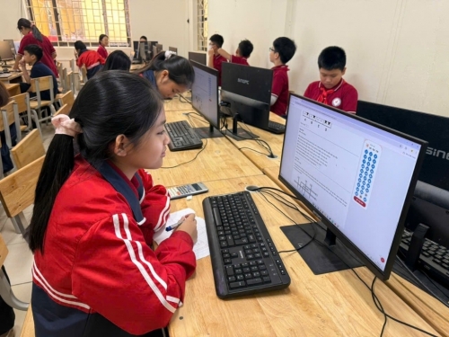 Học sinh THCS Vân Canh tham dự các sân chơi trí tuệ cấp Thành Phố